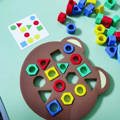 Juguete Puzzle Montessori – Formas Geométricas
