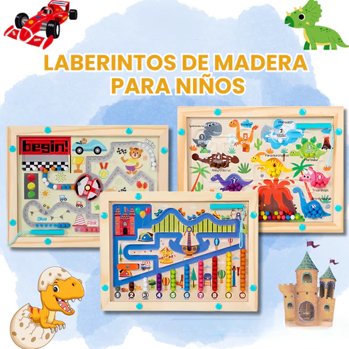 Laberintos De Madera Para Niños