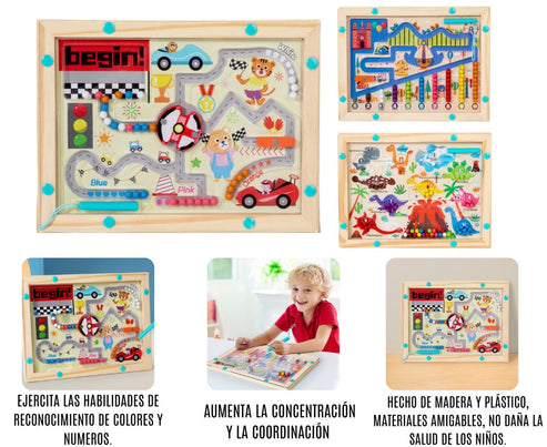 Laberintos De Madera Para Niños